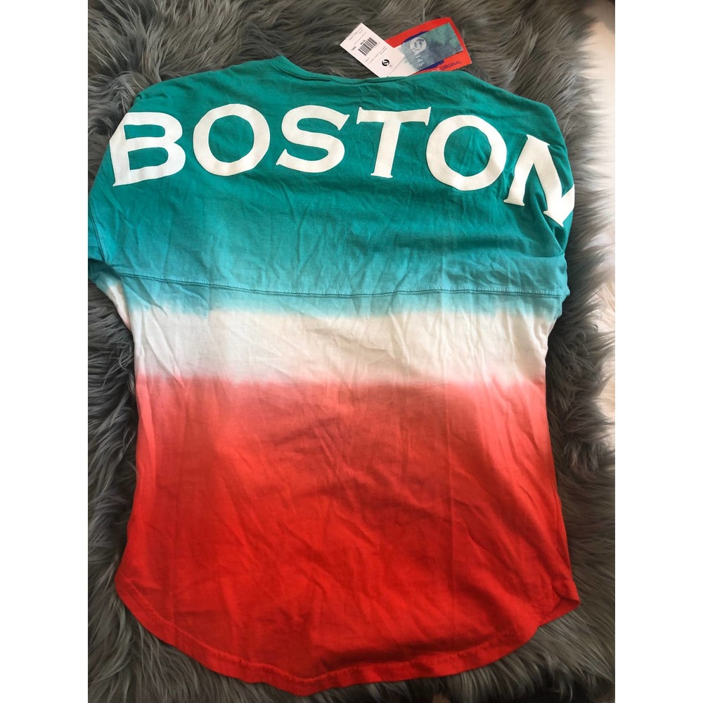 nwt boston ombre spirit jersey long sleeve shirt size small